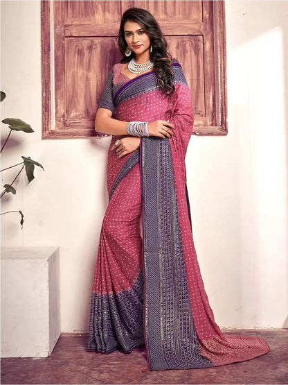 Designer Viscose Georgette Saree