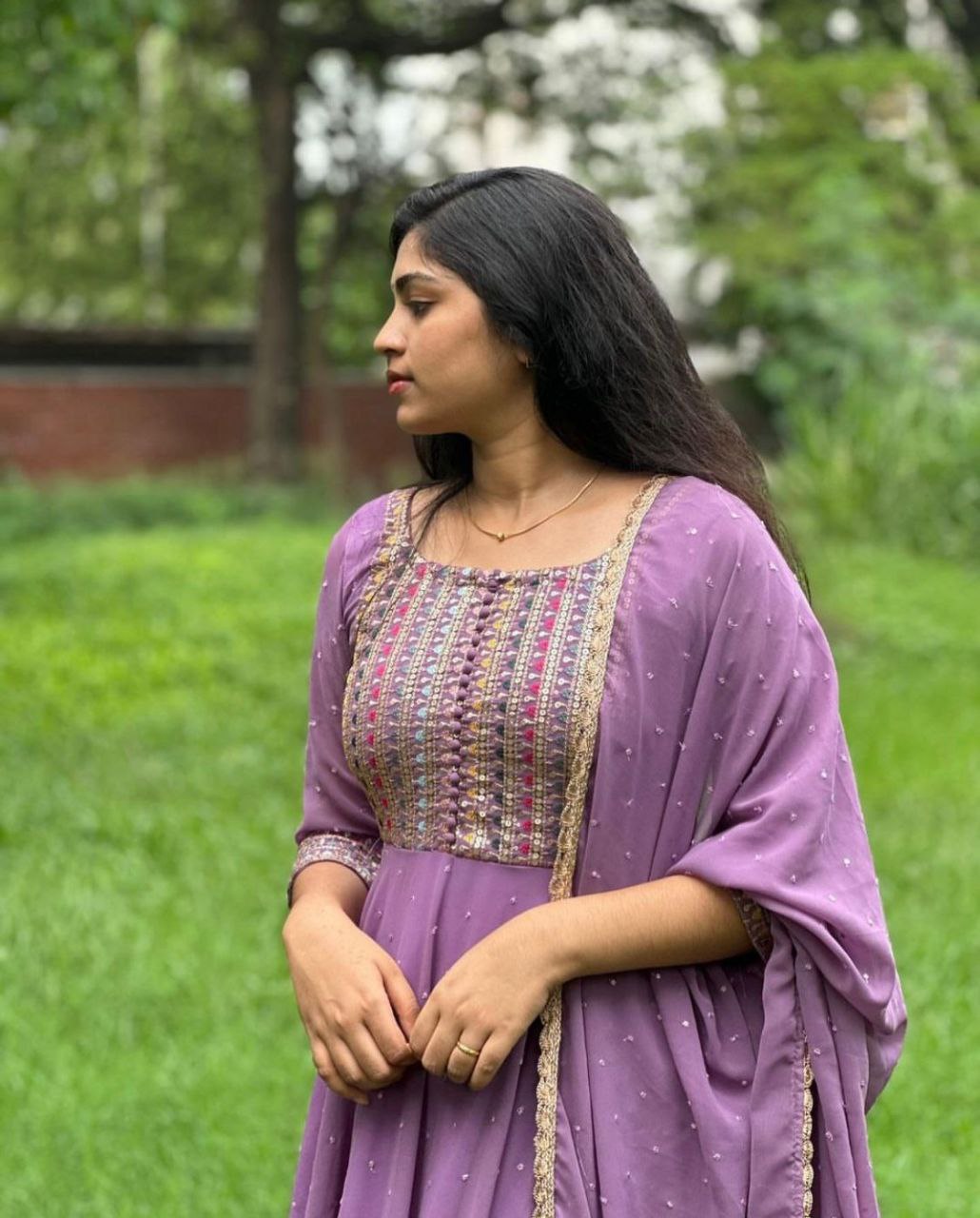 Designer Wedding Wear Long Gown Dress