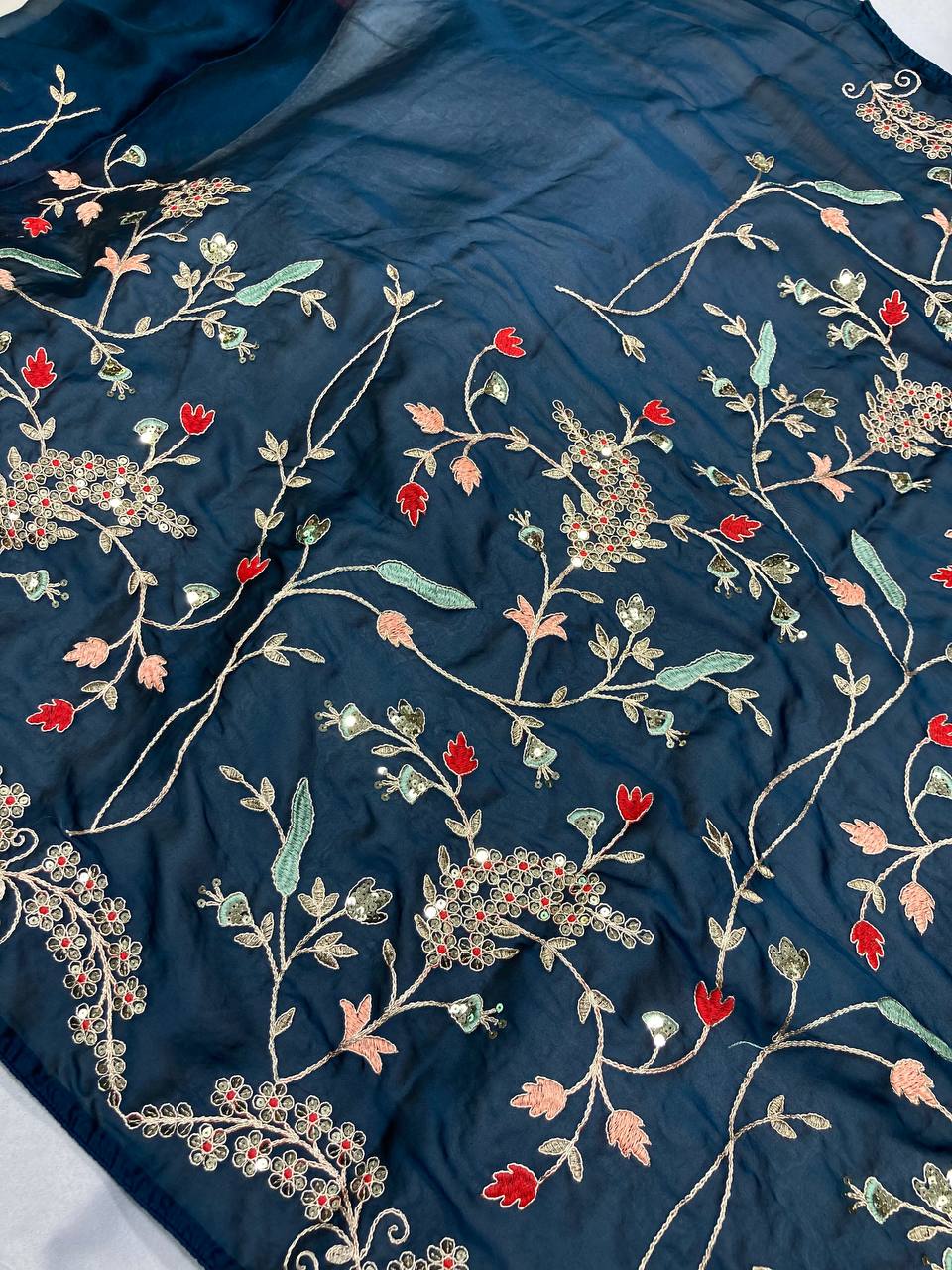 Designer Wedding Wear Rangoli Silk Saree