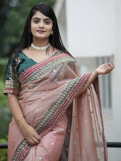 Designer Wedding Wear Twilve Banarasi Crush Saree