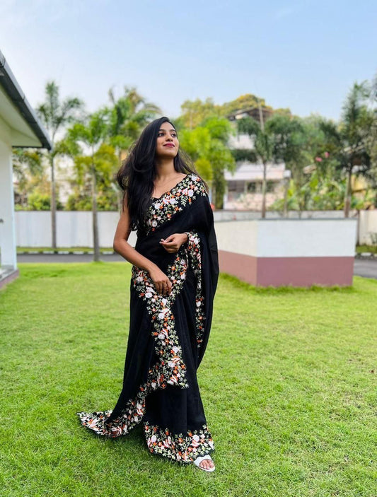 Designer Wedding Wear Vichitra Silk Saree