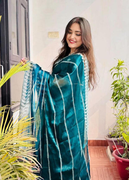Designer Zimmy Choo Silk Saree
