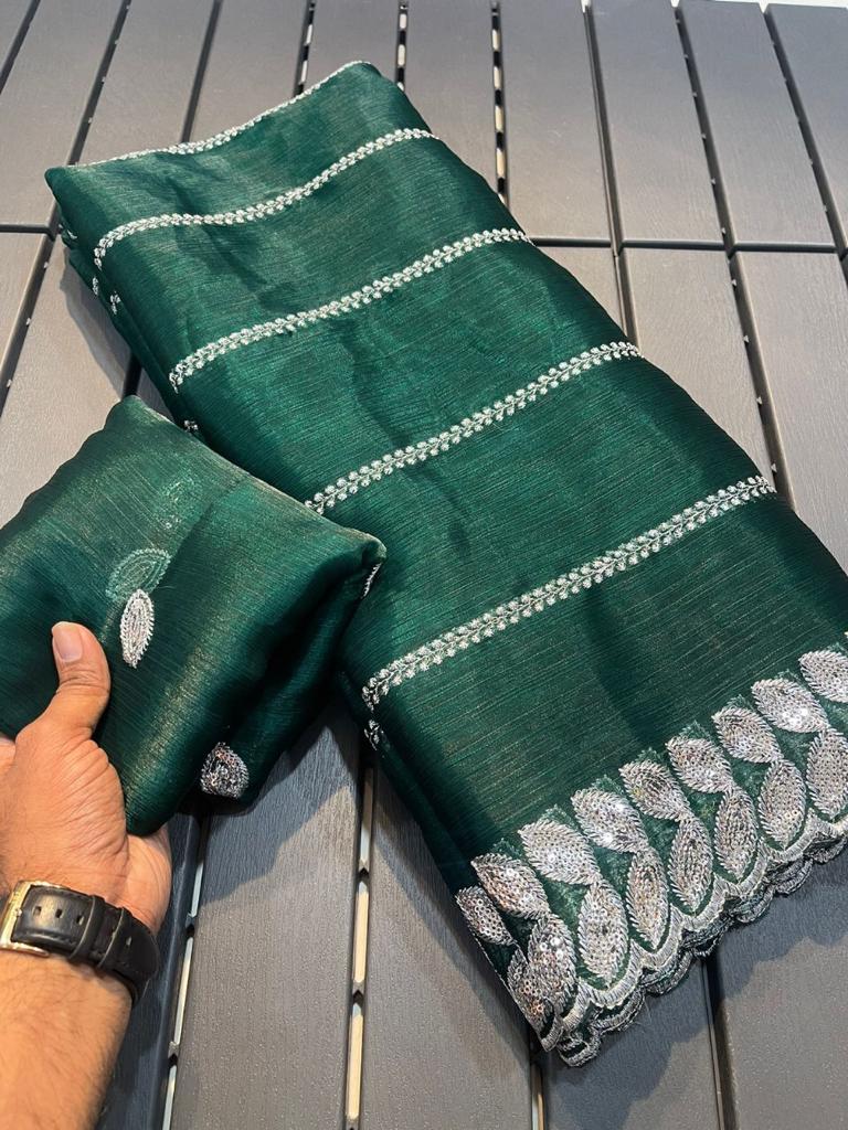 Designer Zimmy Choo Silk Saree