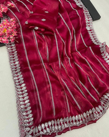 Designer Zimmy Choo Silk Saree