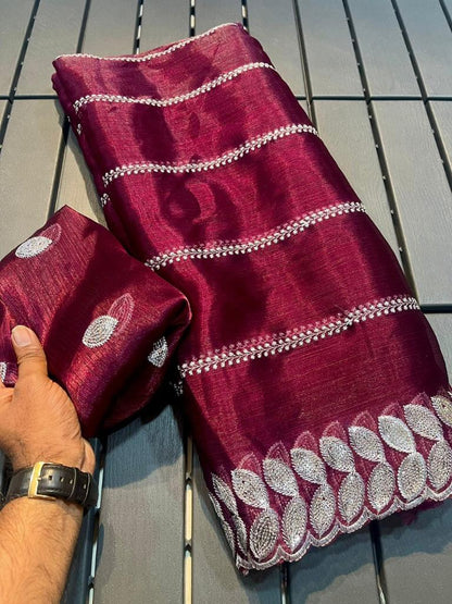 Designer Zimmy Choo Silk Saree