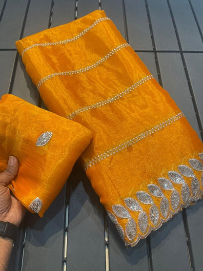 Designer Zimmy Choo Silk Saree