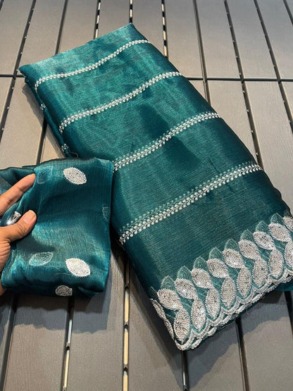 Designer Zimmy Choo Silk Saree