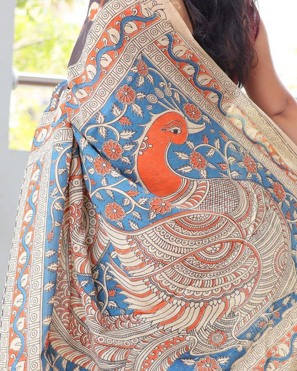 Digital Printed Linen Saree