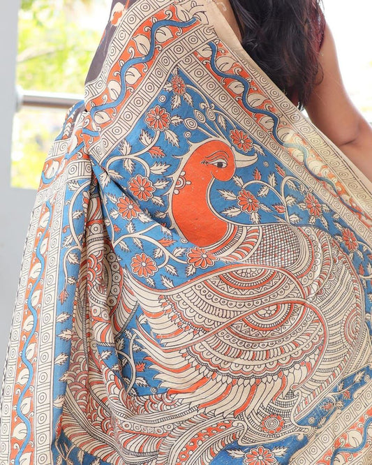 Digital Printed Linen Saree