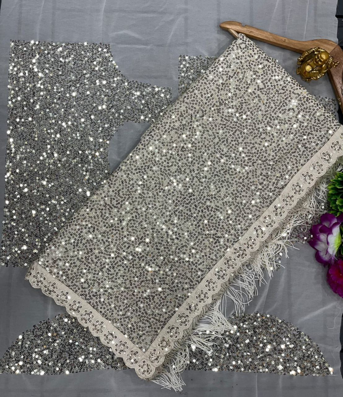 Dipika's Party Wear Bollywood Georgette Saree | Replica Design