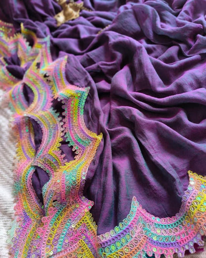 Fancy Slab Cotton Saree