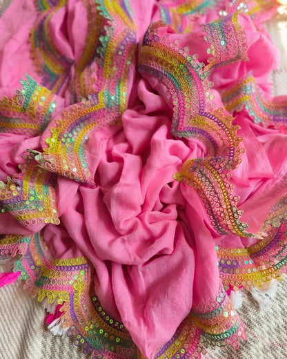 Fancy Slab Cotton Saree