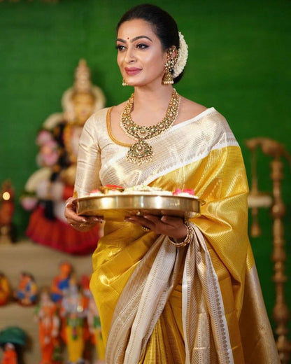 Festival Wear Banarasi Handloom Silk Saree