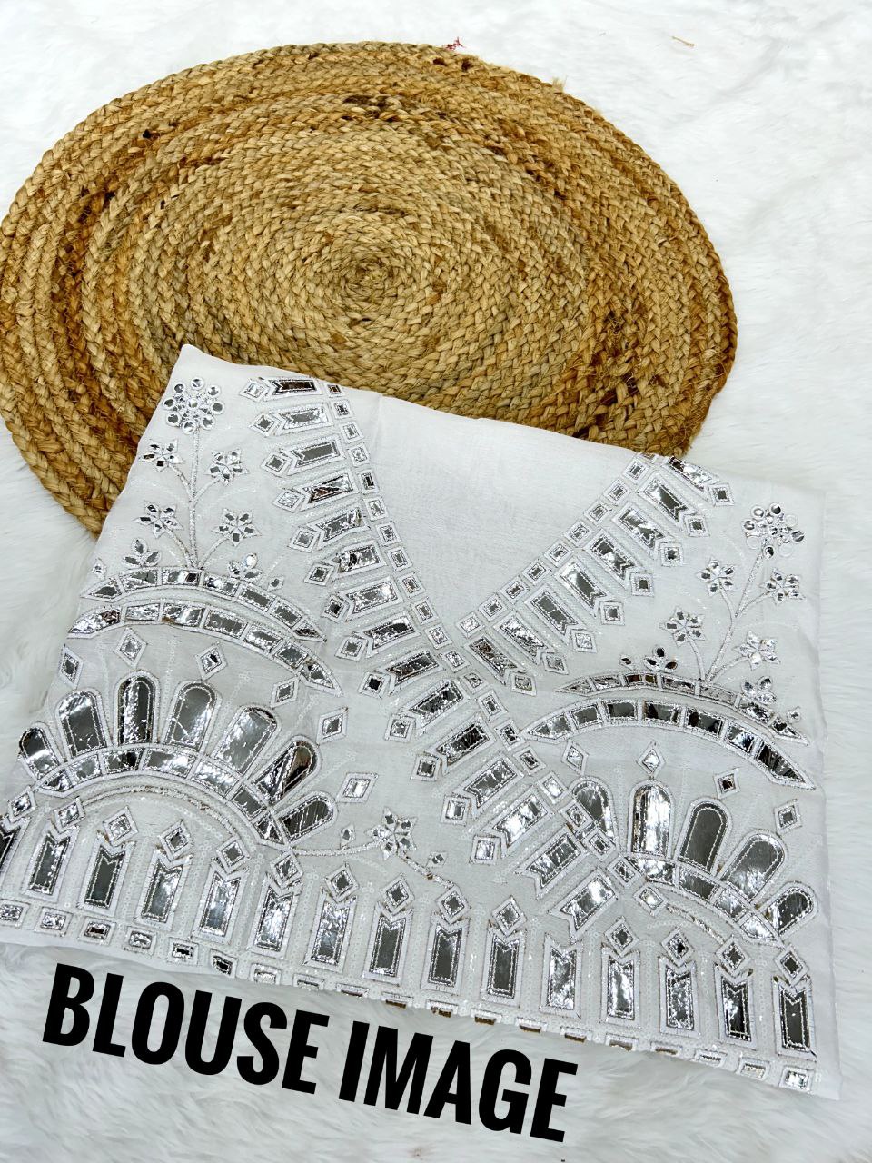 Floral Digital Printed Organza Silk Saree