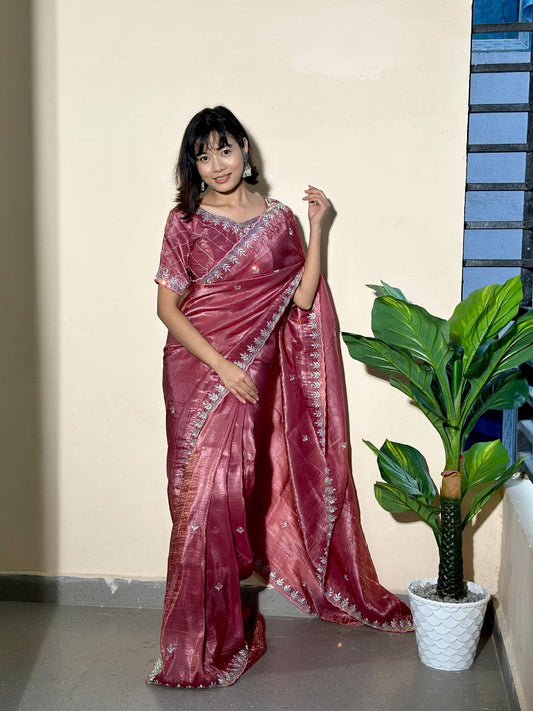 Gold Crush Jericho Saree