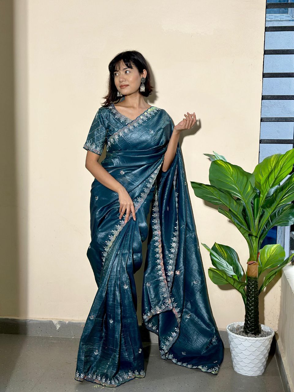 Gold Crush Jericho Saree