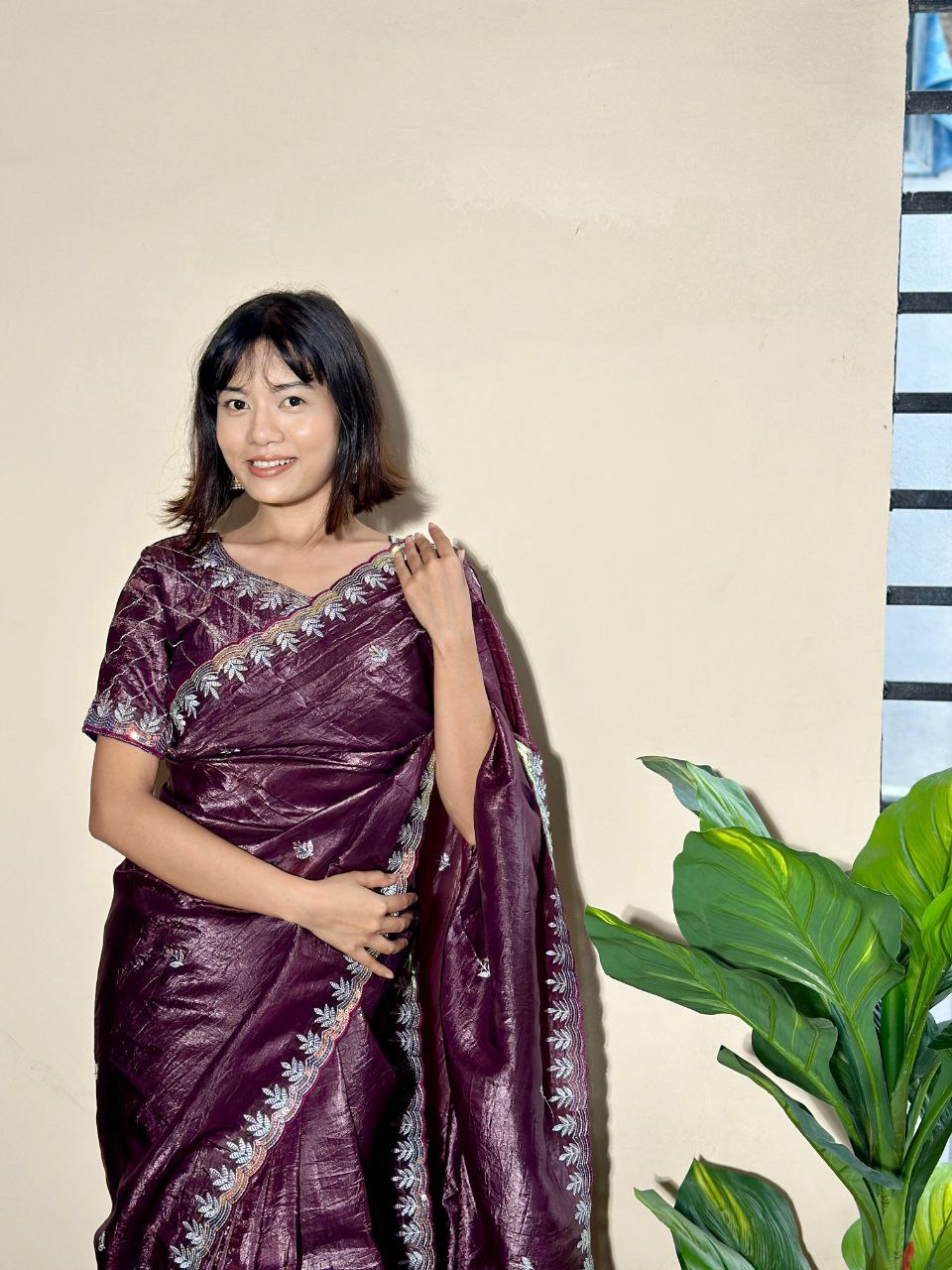 Gold Crush Jericho Saree