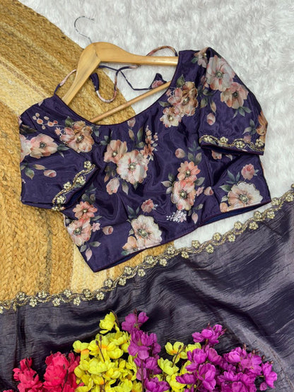 Gold Crush Jericho Saree