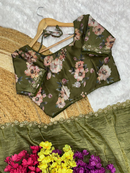 Gold Crush Jericho Saree