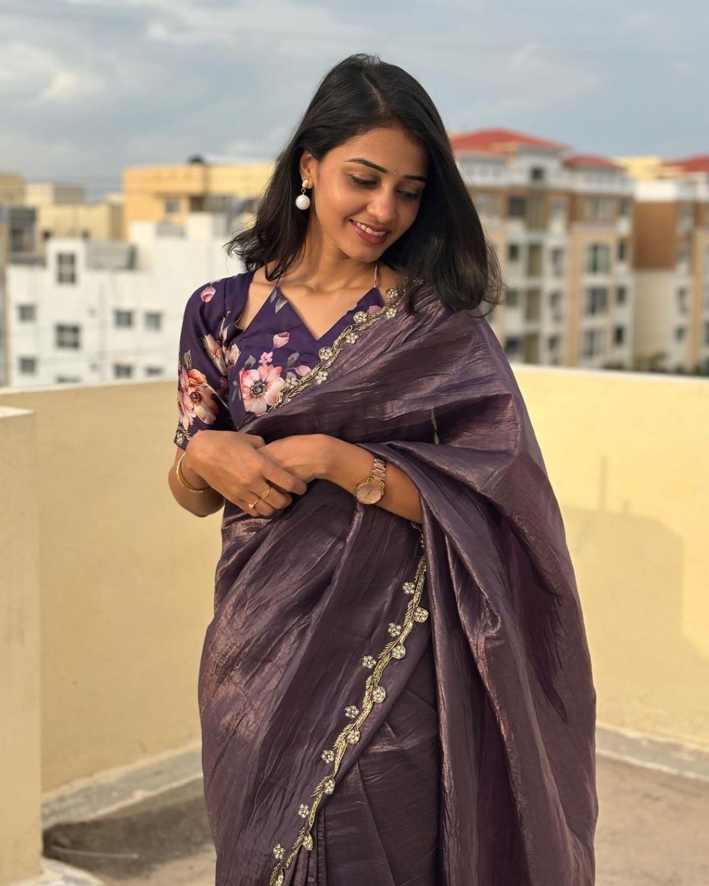 Gold Crush Jericho Saree