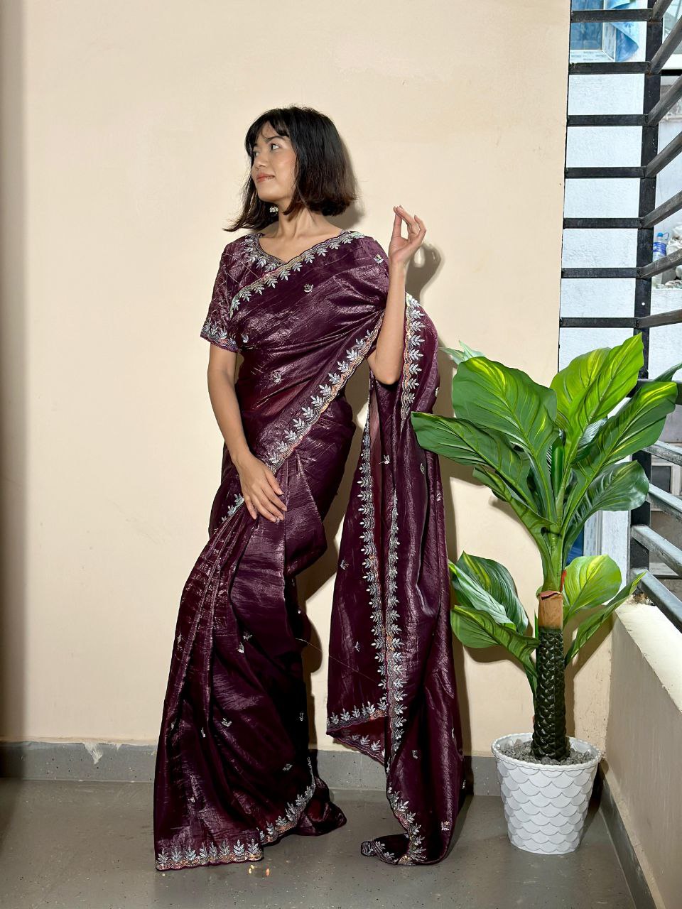 Gold Crush Jericho Saree