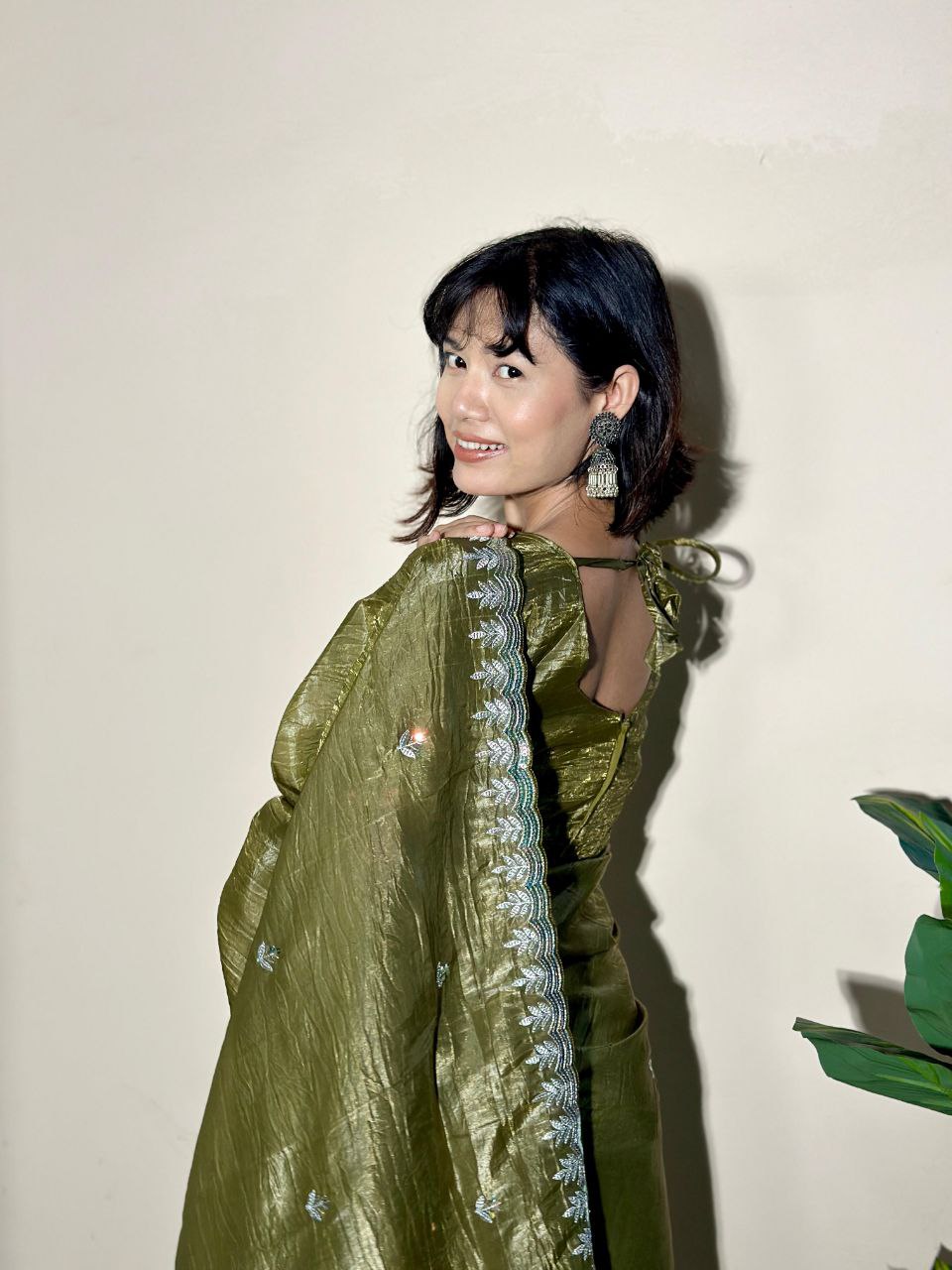 Gold Crush Jericho Saree