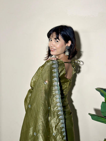 Gold Crush Jericho Saree