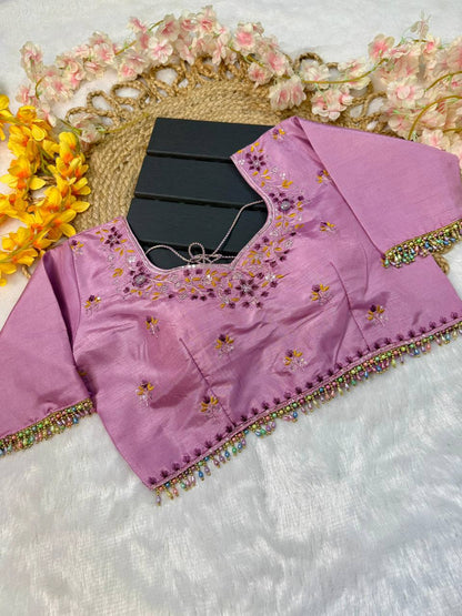 Golden Crush Silk Soft Saree