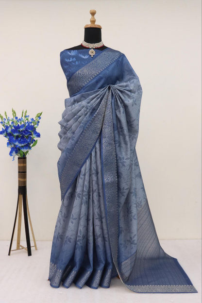 Handloom Silk Digital Printed Saree