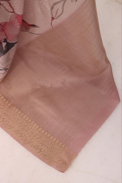 Handloom Silk Digital Printed Saree