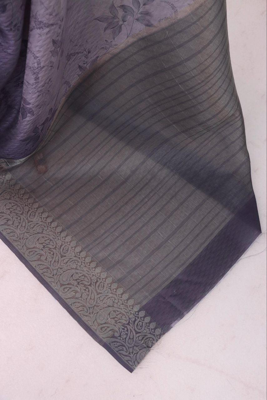 Handloom Silk Digital Printed Saree