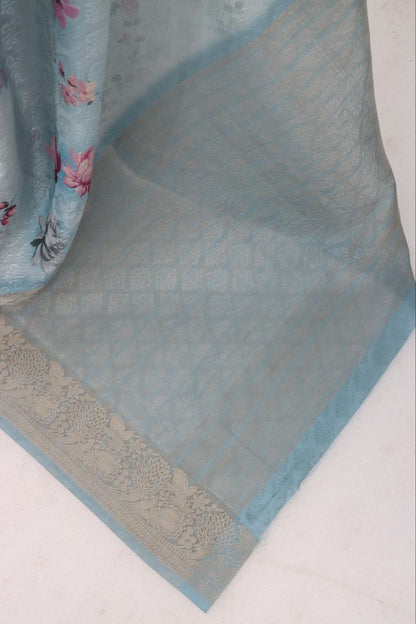 Handloom Silk Digital Printed Saree