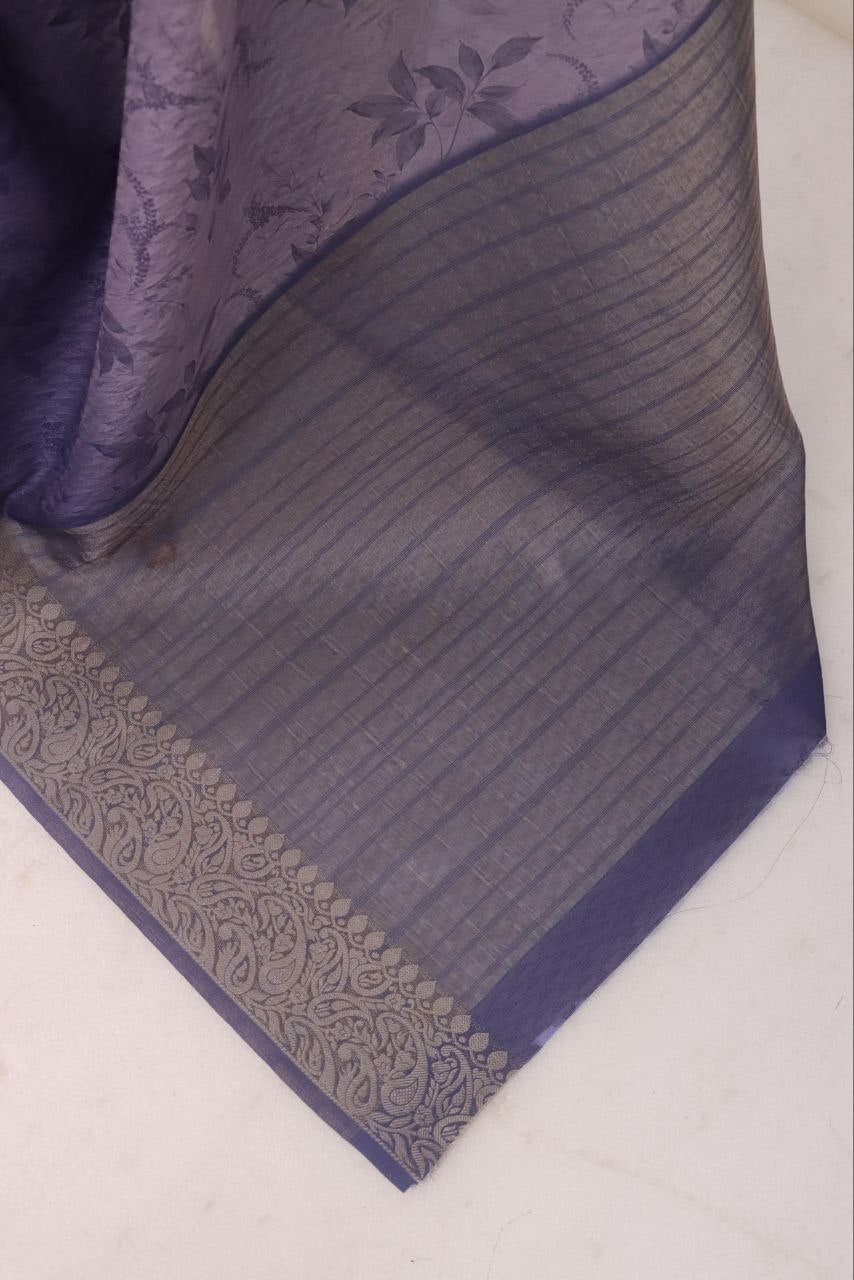 Handloom Silk Digital Printed Saree