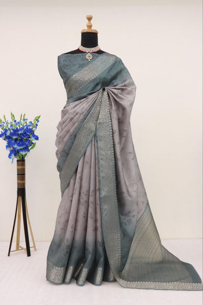 Handloom Silk Digital Printed Saree