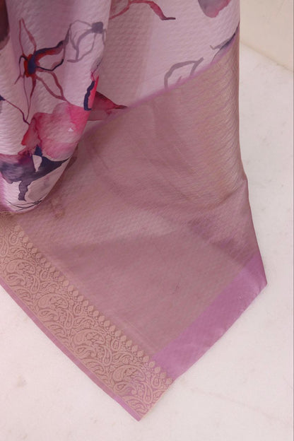 Handloom Silk Digital Printed Saree