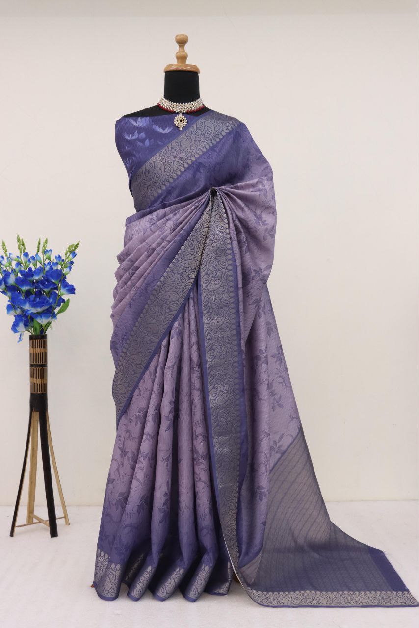 Handloom Silk Digital Printed Saree