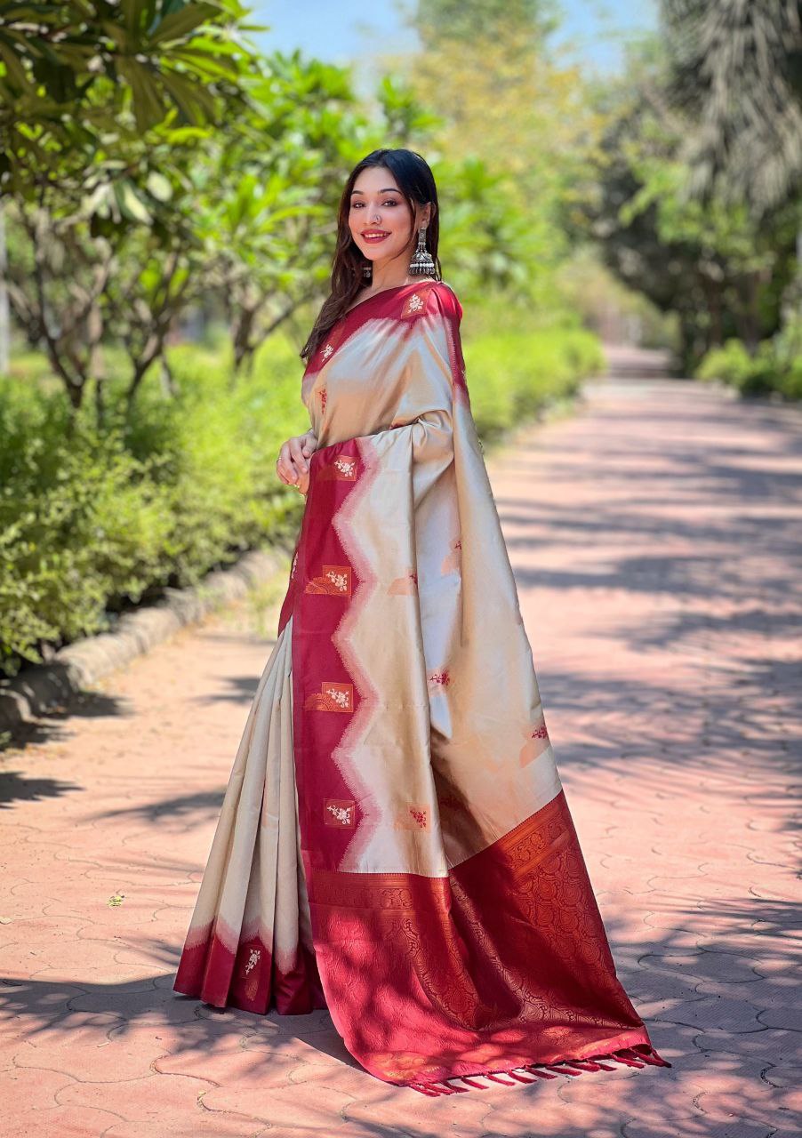 Kanjivaram Pattu Zari Silk Saree