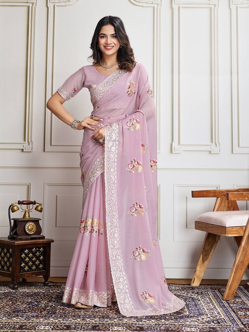 Wedding Wear Georgette Saree