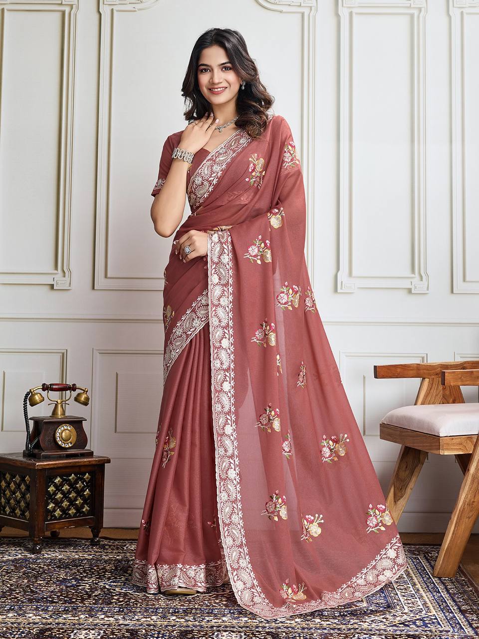 Wedding Wear Georgette Saree