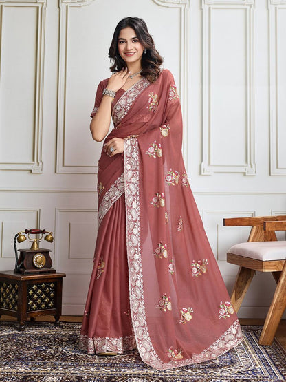 Wedding Wear Georgette Saree