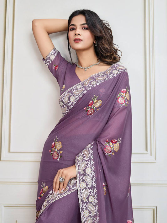 Wedding Wear Georgette Saree