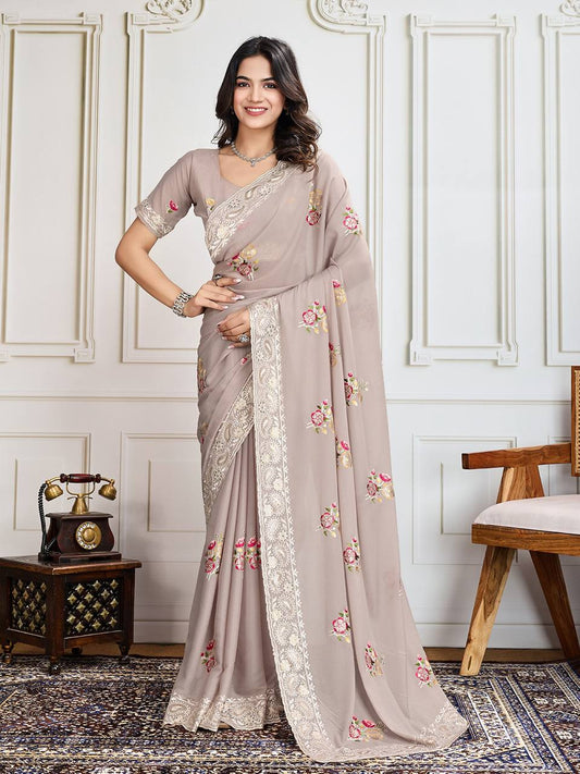 Wedding Wear Georgette Saree