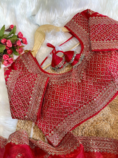 Metallic Pink Stylish Zimmy Choo Silk Saree