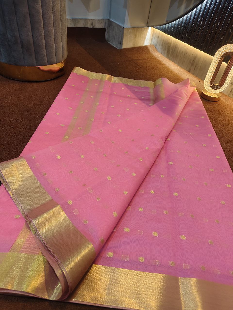 Nayanthara's Inspired Banarasi Cotton Silk Saree