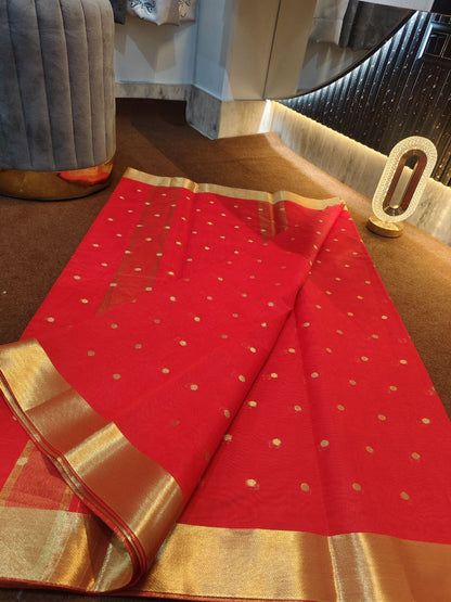 Nayanthara's Inspired Banarasi Cotton Silk Saree