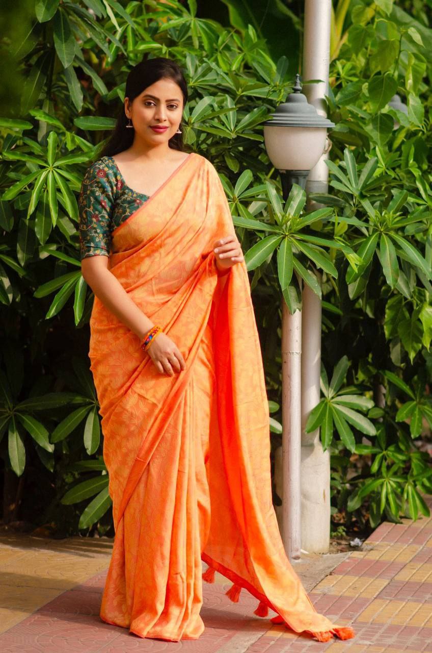 New Silk Woven Jaquard Saree