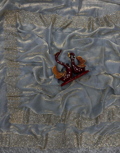 New Trending Party Wear Space Silk Saree