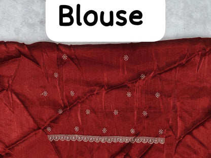 Party Wear Burberry Jimmy Choo Saree