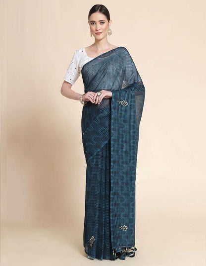 Party Wear Digital Printed Georgette Saree