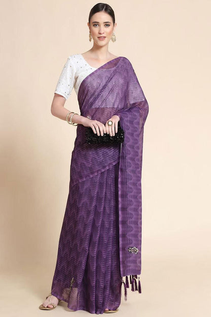 Party Wear Digital Printed Georgette Saree
